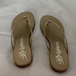 Brighton sandals beige women’s size 9 medium.